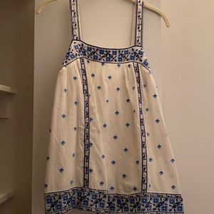 Joie blue and white tank top - worn once